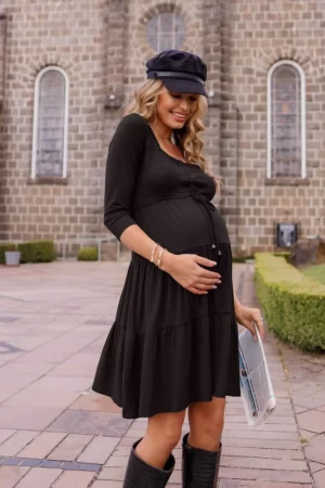 moda gestante gravida roupa amamentação mãe gestação agestantevestido (180)