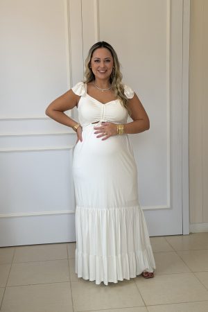 Vestido Gestante Longo Juliana Off