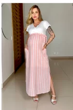 moda gestante gravida roupa amamentação mãe gestação agestantevestido (180)