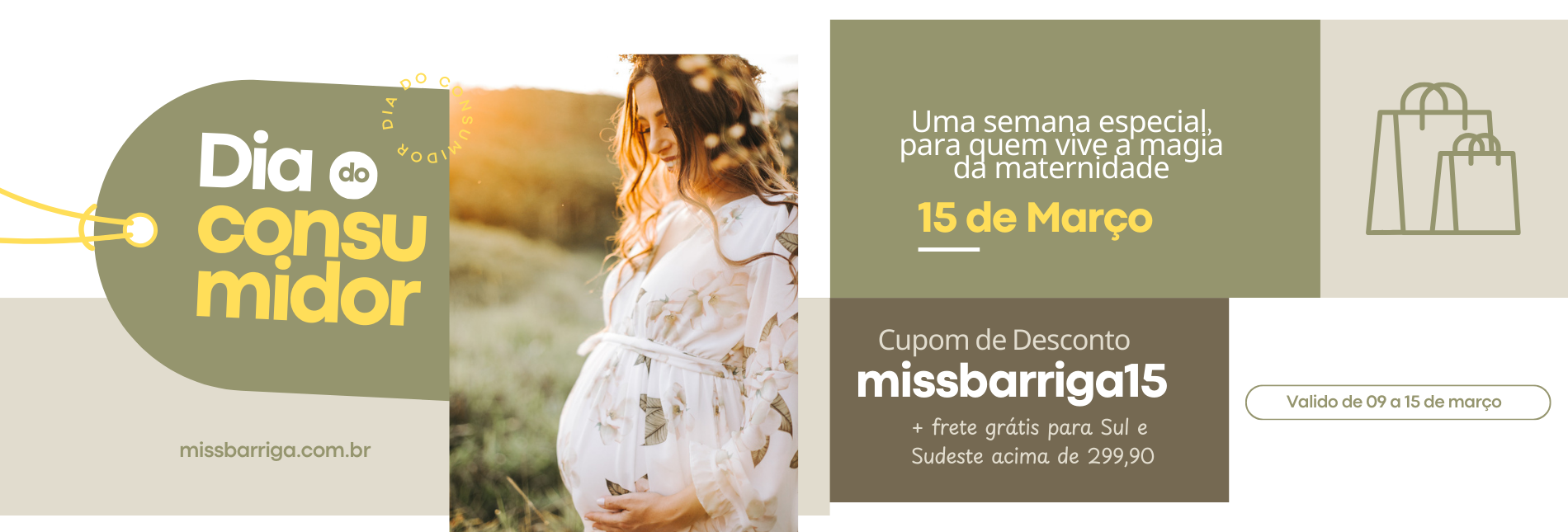 Dia Do Consumidor Ofertas E Descontos Banner Mercado Shops Verde E Amarelo (1900 x 645 px)